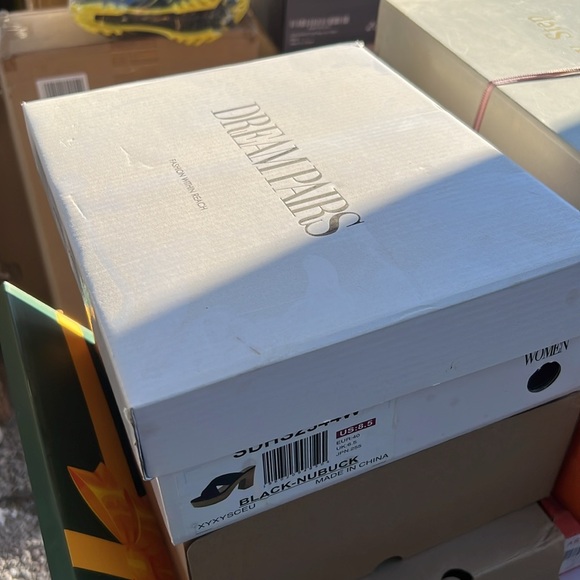 Black Open Toe Slip on Chunky Block Wedges Sandals Platform Heels - Picture 7 of 8